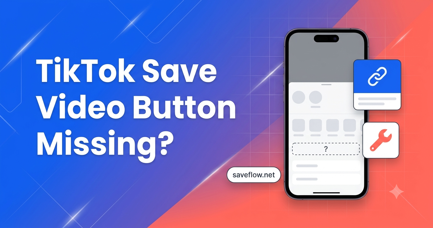 Why Can't I Save a TikTok Video? Fix the Missing "Save Video" Button